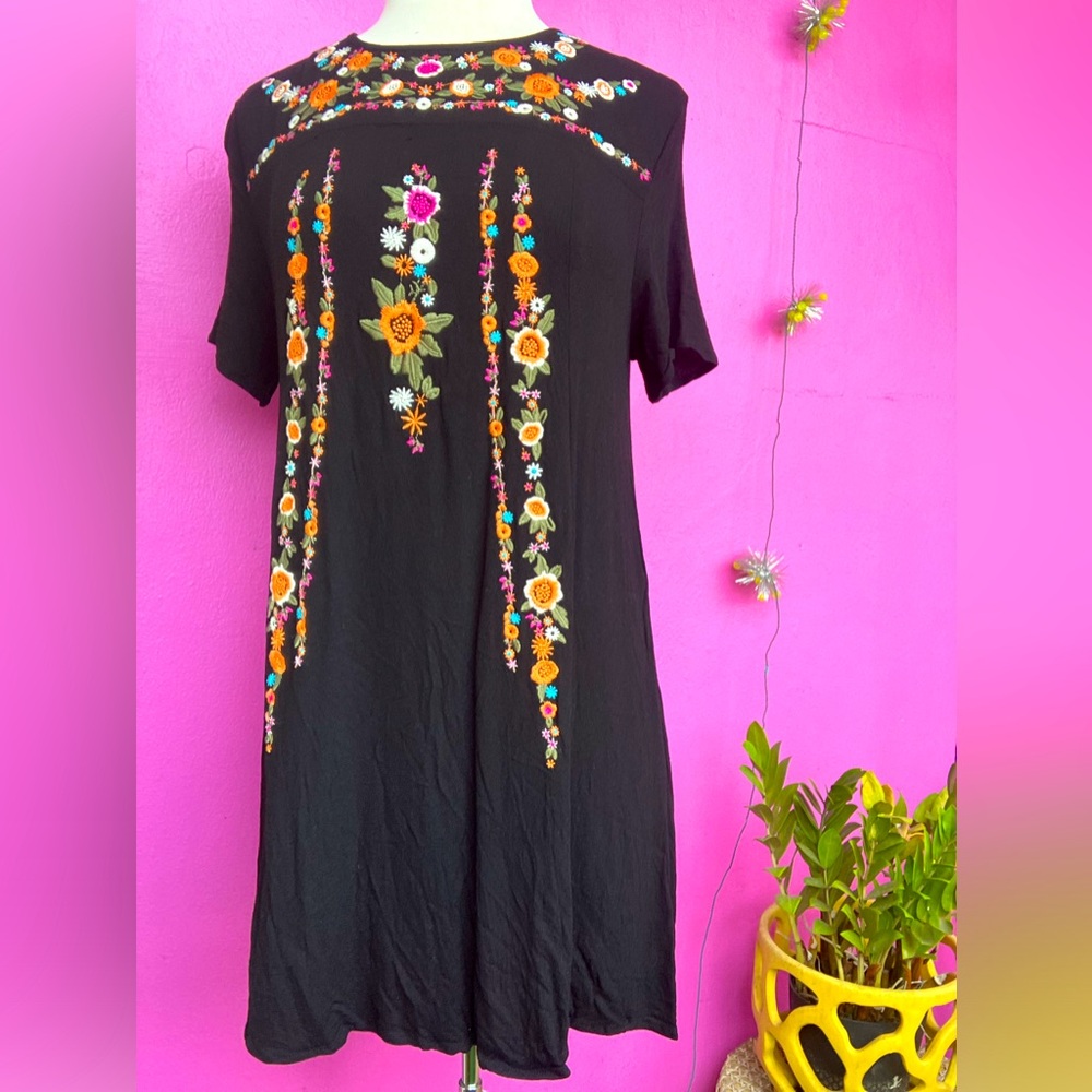 Umgee Embroidered Dress